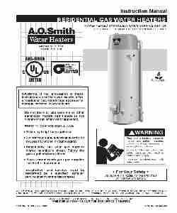 A O  Smith Water Heater RESIDENTIAL GAS WATER HEATER-page_pdf